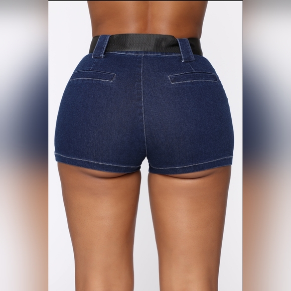 Fashion Nova Locked & Loaded Denim Set - Dark Wash, Size XL - Picture 6 of 8
